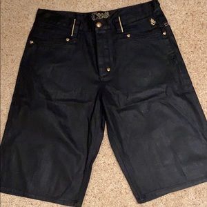 Coogi Black jean shorts